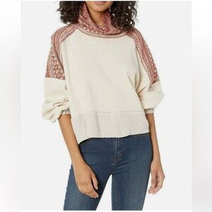 We The Free ‘At The Lodge’ Sweater Top,Small, Fall Comfy School Boho Everyday